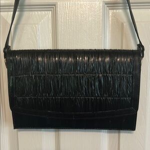 Eelskin Convertible Shoulder Bag